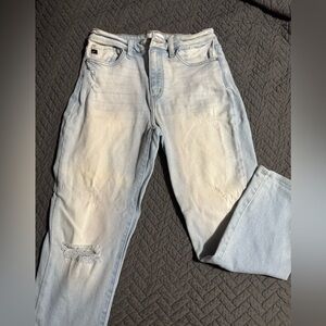 KanCan Light Wash Distressed Boyfriend Jeans
